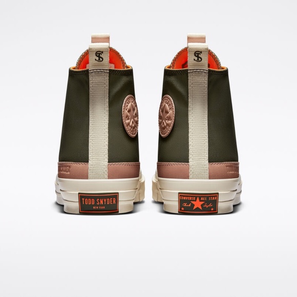 Todd Snyder x Converse Chuck 70 British Millerain waxed canvas Green 10 NWOB! - Picture 7 of 13